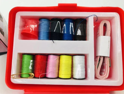 Insta Sewing Kit, Travel Sewing Box With Color Needle Threads, Basic Emergency Sewing Kit Tools Insta Sewing Kit, Travel Sewing Box With Color Needle Threads, Basic Emergency Sewing Kit Tools